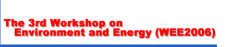 Workshop on Environment and Energy